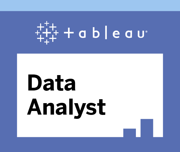 Data Analysis/Data Visualization with Tableau [Tableau Data Analyst]